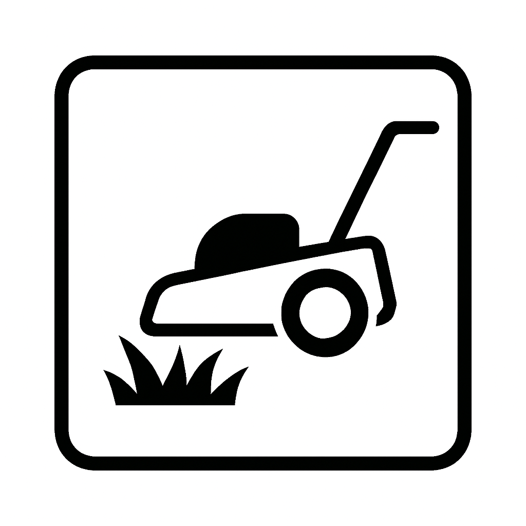 Grasmaaien pictogram